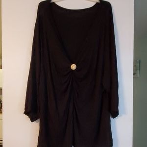 Black top with gold detail